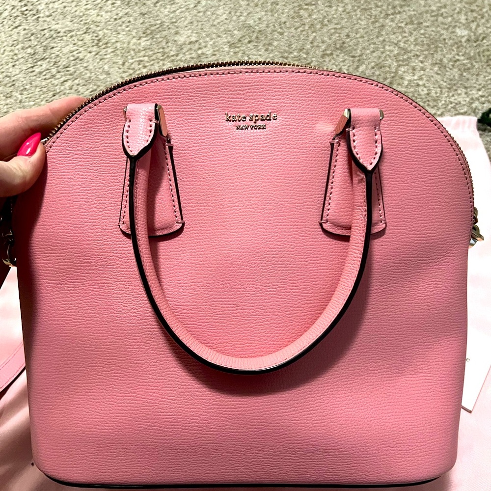 Kate Spade Rococo Pink Sylvia Satchel Bag